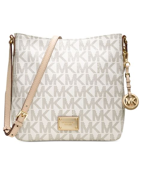 michael kors jet set bag white|bandolera jet set michael kors.